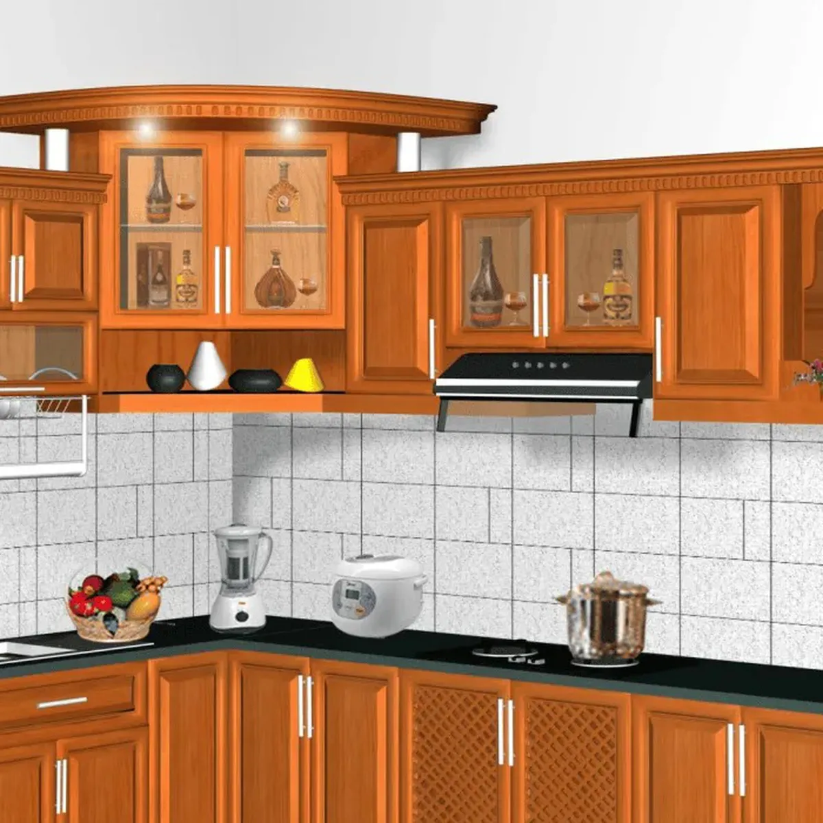 Tủ bếp cổ điển Tủ bếp cổ điển
