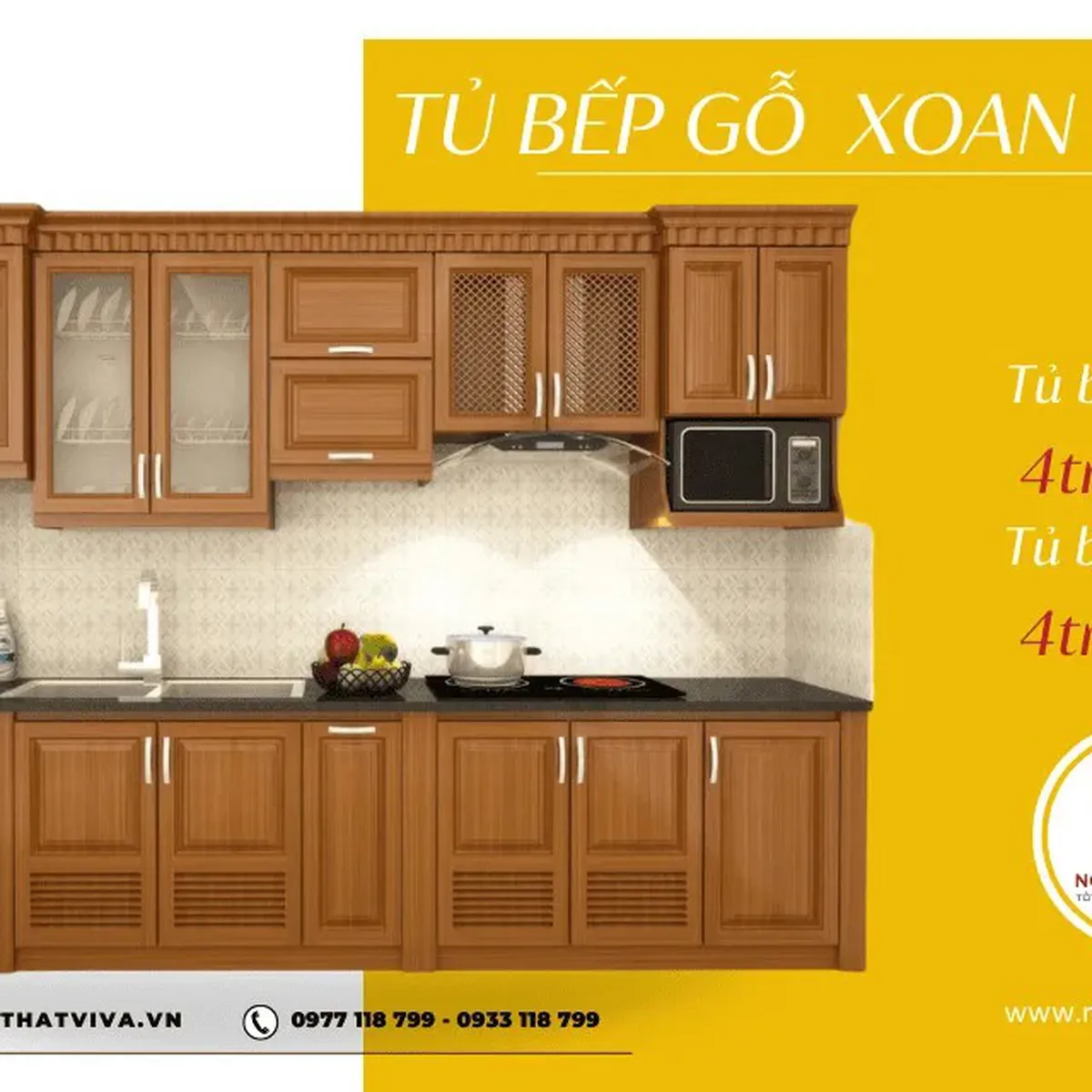 Tủ bếp cổ điển Tủ bếp cổ điển