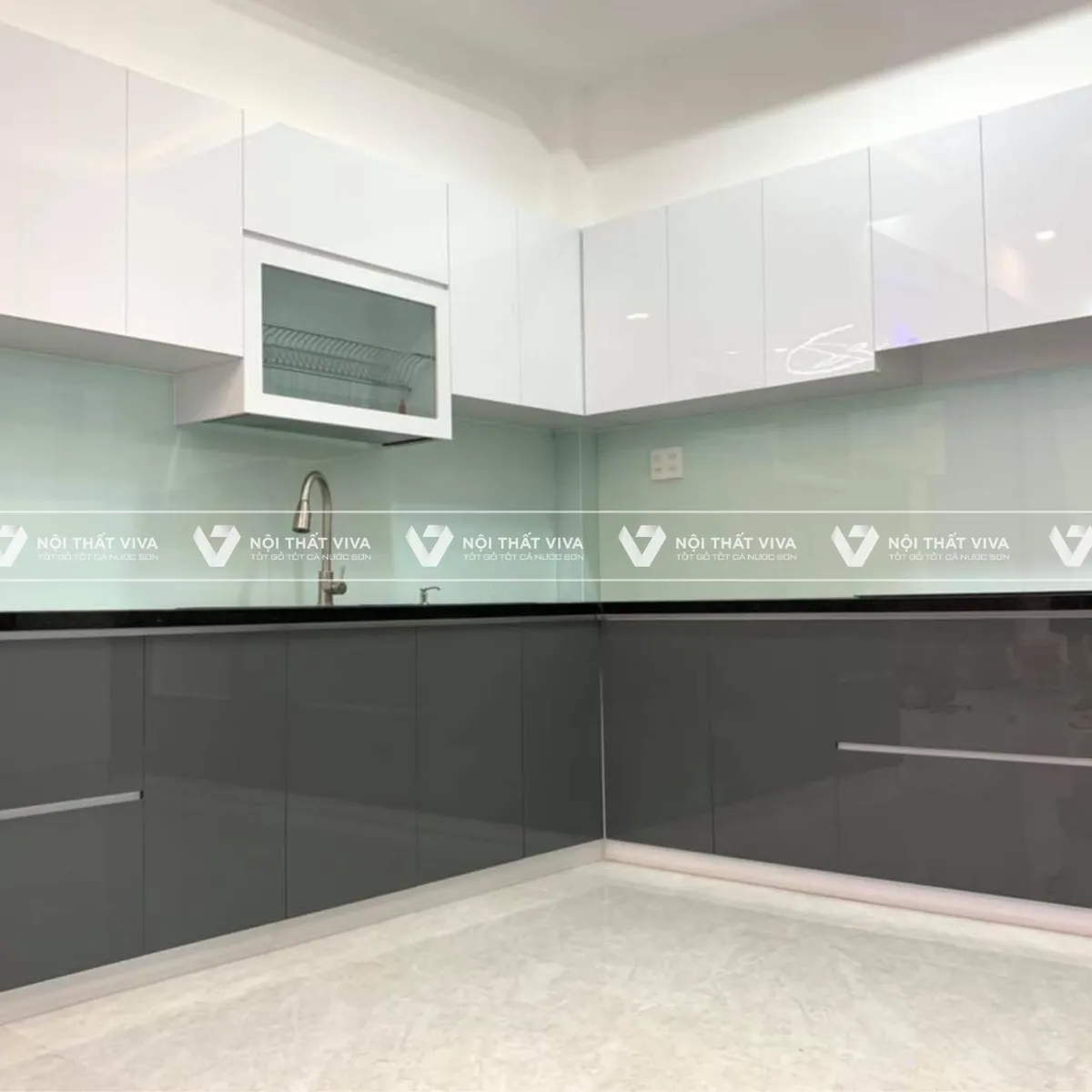 Tủ bếp gỗ công nghiệp Melamine là gì? Ưu điểm, cấu tạo và báo giá chi tiết Tủ bếp gỗ công nghiệp Melamine là gì? Ưu điểm, cấu tạo và báo giá chi tiết