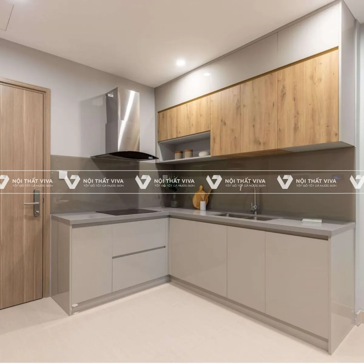 Tủ bếp gỗ công nghiệp Melamine là gì? Ưu điểm, cấu tạo và báo giá chi tiết Tủ bếp gỗ công nghiệp Melamine là gì? Ưu điểm, cấu tạo và báo giá chi tiết