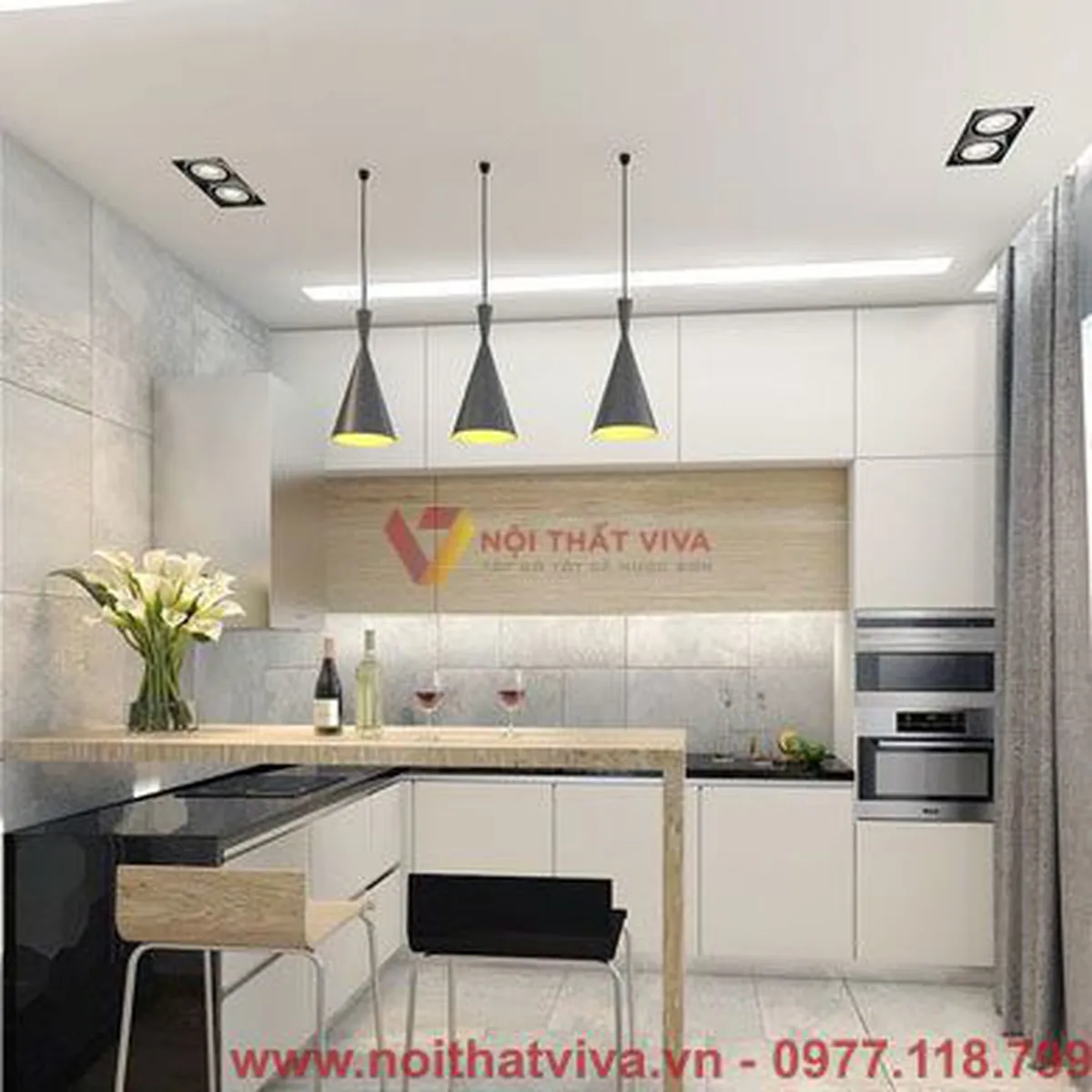 Tủ Bếp Gỗ Công Nghiệp Tủ Bếp Gỗ Công Nghiệp