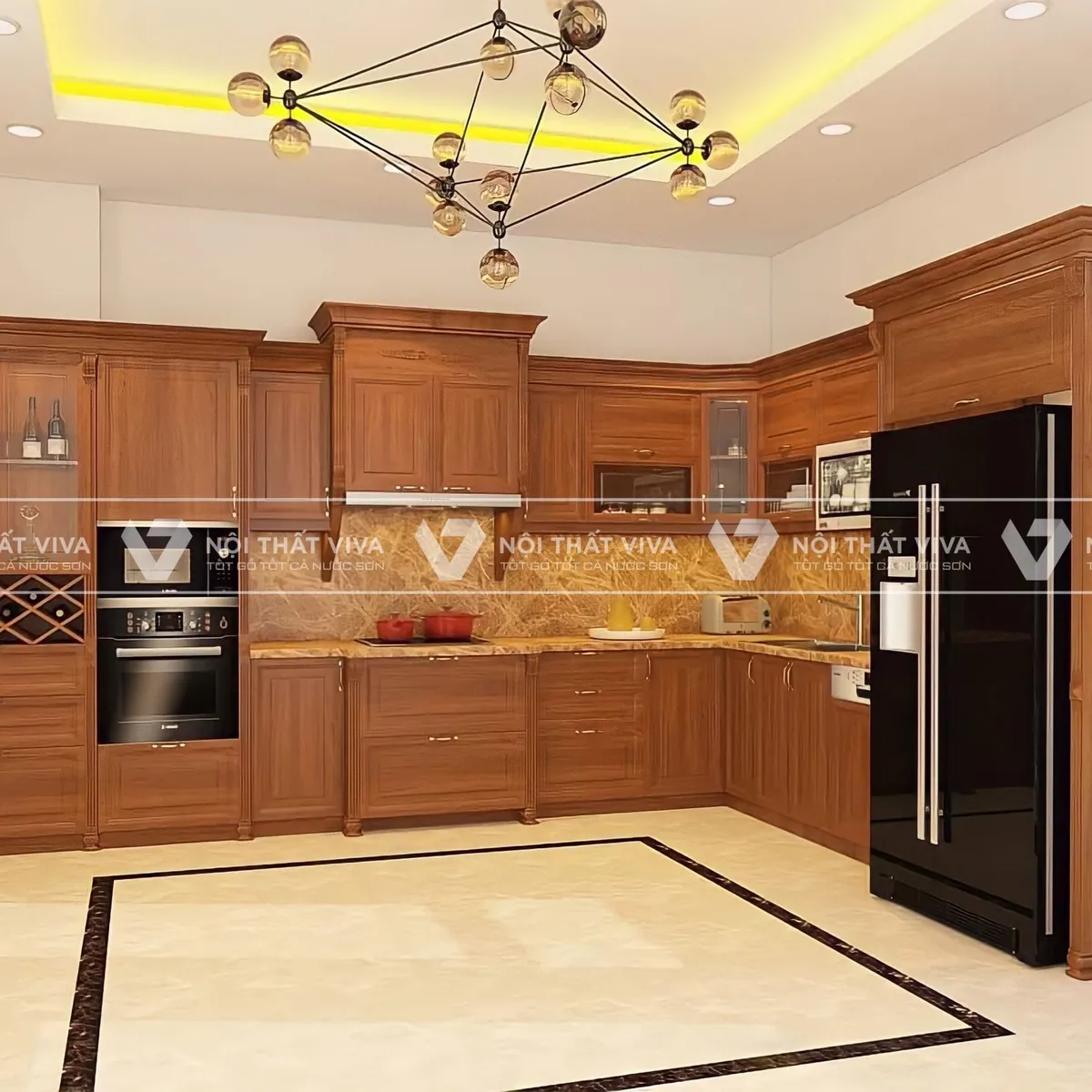 Tủ bếp gỗ gõ đỏ - 5 ưu điểm vượt trội, 3 lý do giá thành luôn cao    Tủ bếp gỗ gõ đỏ - 5 ưu điểm vượt trội, 3 lý do giá thành luôn cao