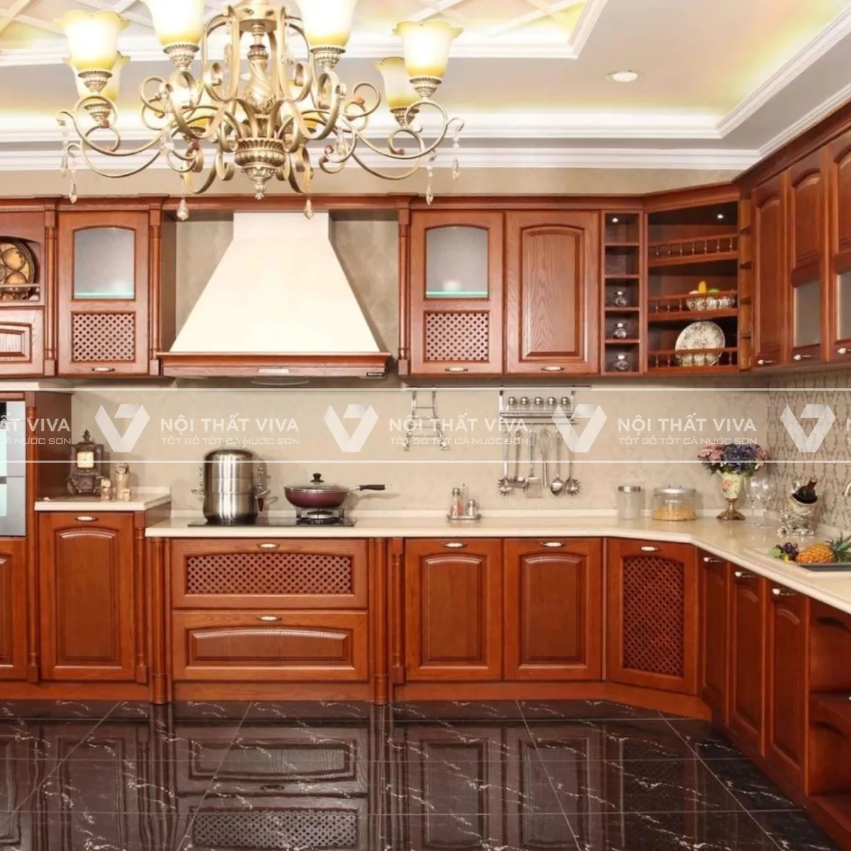 Tủ bếp gỗ gõ đỏ - 5 ưu điểm vượt trội, 3 lý do giá thành luôn cao    Tủ bếp gỗ gõ đỏ - 5 ưu điểm vượt trội, 3 lý do giá thành luôn cao