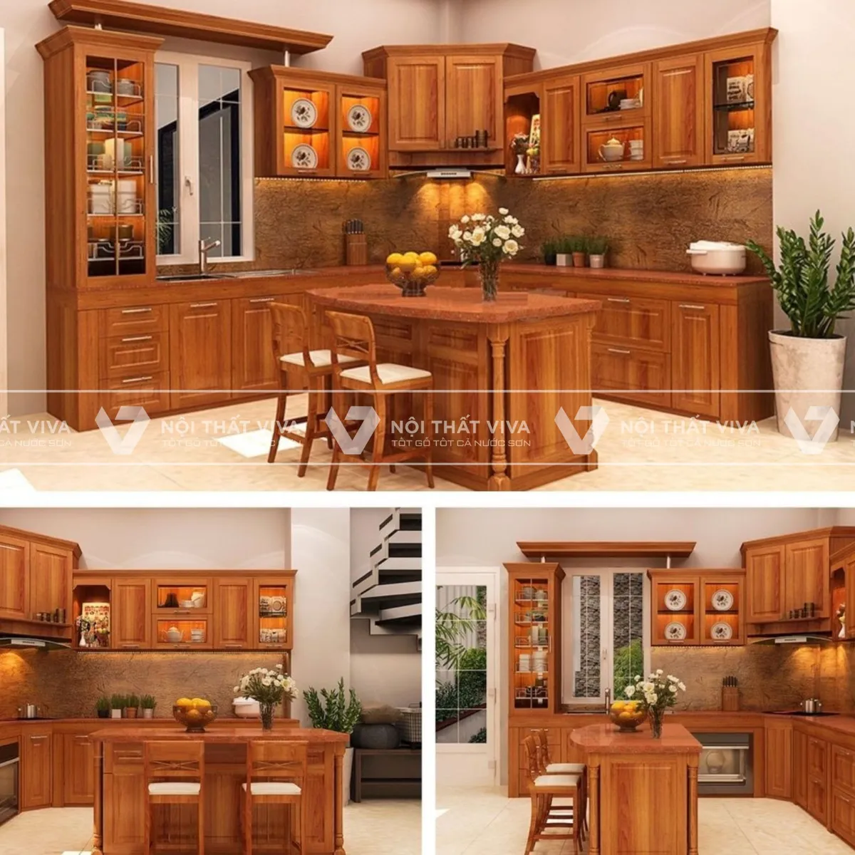 Tủ bếp gỗ gõ đỏ - 5 ưu điểm vượt trội, 3 lý do giá thành luôn cao    Tủ bếp gỗ gõ đỏ - 5 ưu điểm vượt trội, 3 lý do giá thành luôn cao