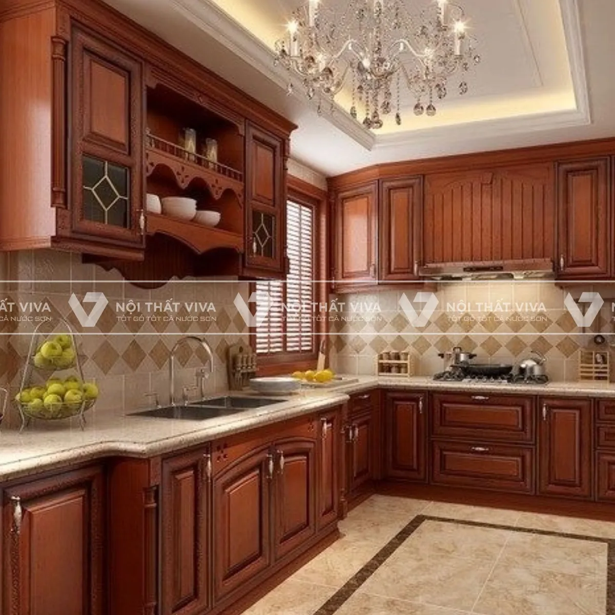 Tủ bếp gỗ gõ đỏ - 5 ưu điểm vượt trội, 3 lý do giá thành luôn cao    Tủ bếp gỗ gõ đỏ - 5 ưu điểm vượt trội, 3 lý do giá thành luôn cao