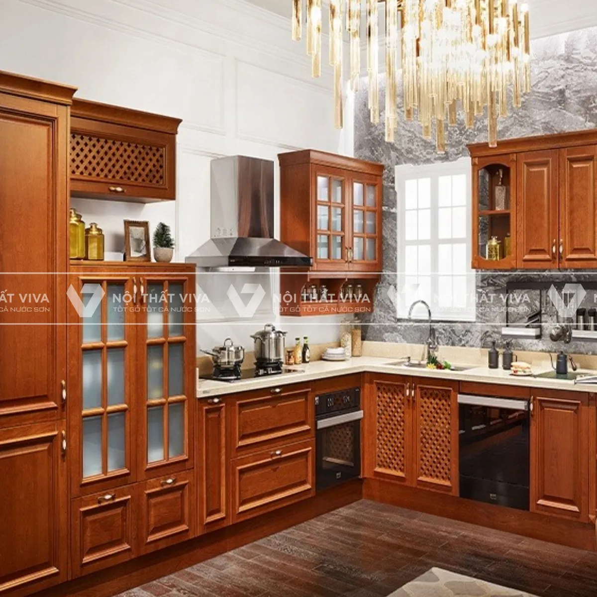 Tủ bếp gỗ gõ đỏ - 5 ưu điểm vượt trội, 3 lý do giá thành luôn cao    Tủ bếp gỗ gõ đỏ - 5 ưu điểm vượt trội, 3 lý do giá thành luôn cao