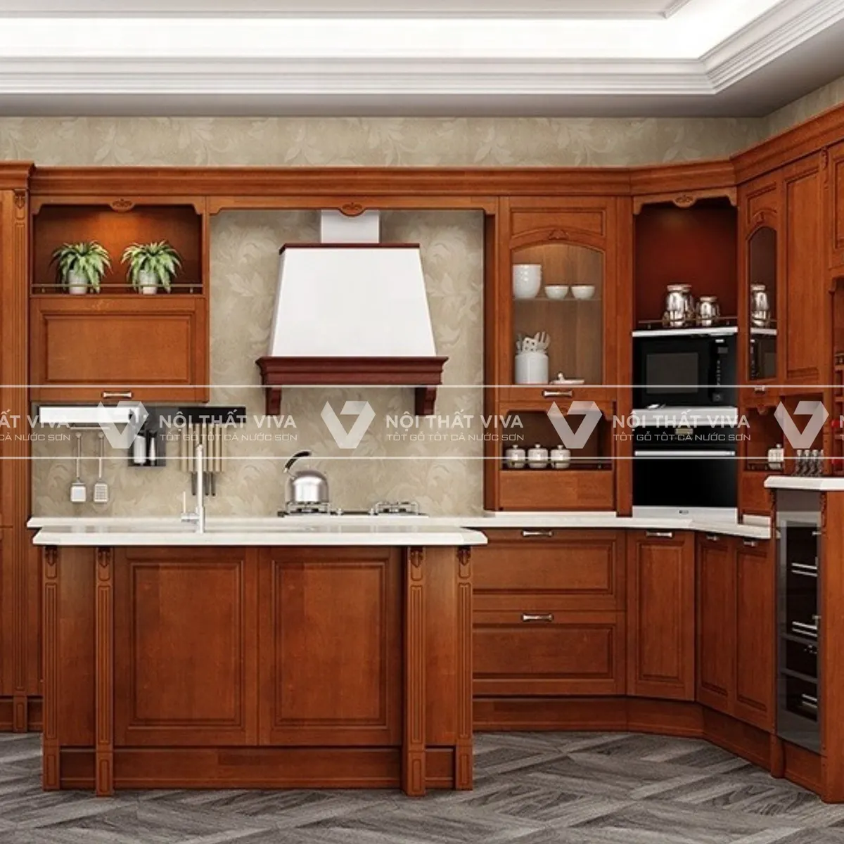 Tủ bếp gỗ gõ đỏ - 5 ưu điểm vượt trội, 3 lý do giá thành luôn cao    Tủ bếp gỗ gõ đỏ - 5 ưu điểm vượt trội, 3 lý do giá thành luôn cao