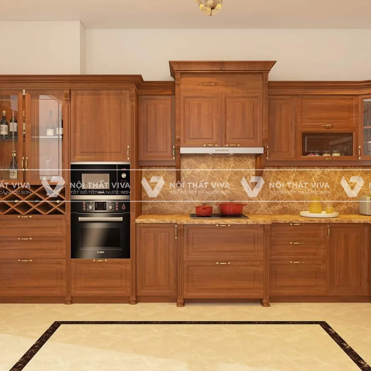 Tủ bếp gỗ gõ đỏ - 5 ưu điểm vượt trội, 3 lý do giá thành luôn cao    Tủ bếp gỗ gõ đỏ - 5 ưu điểm vượt trội, 3 lý do giá thành luôn cao