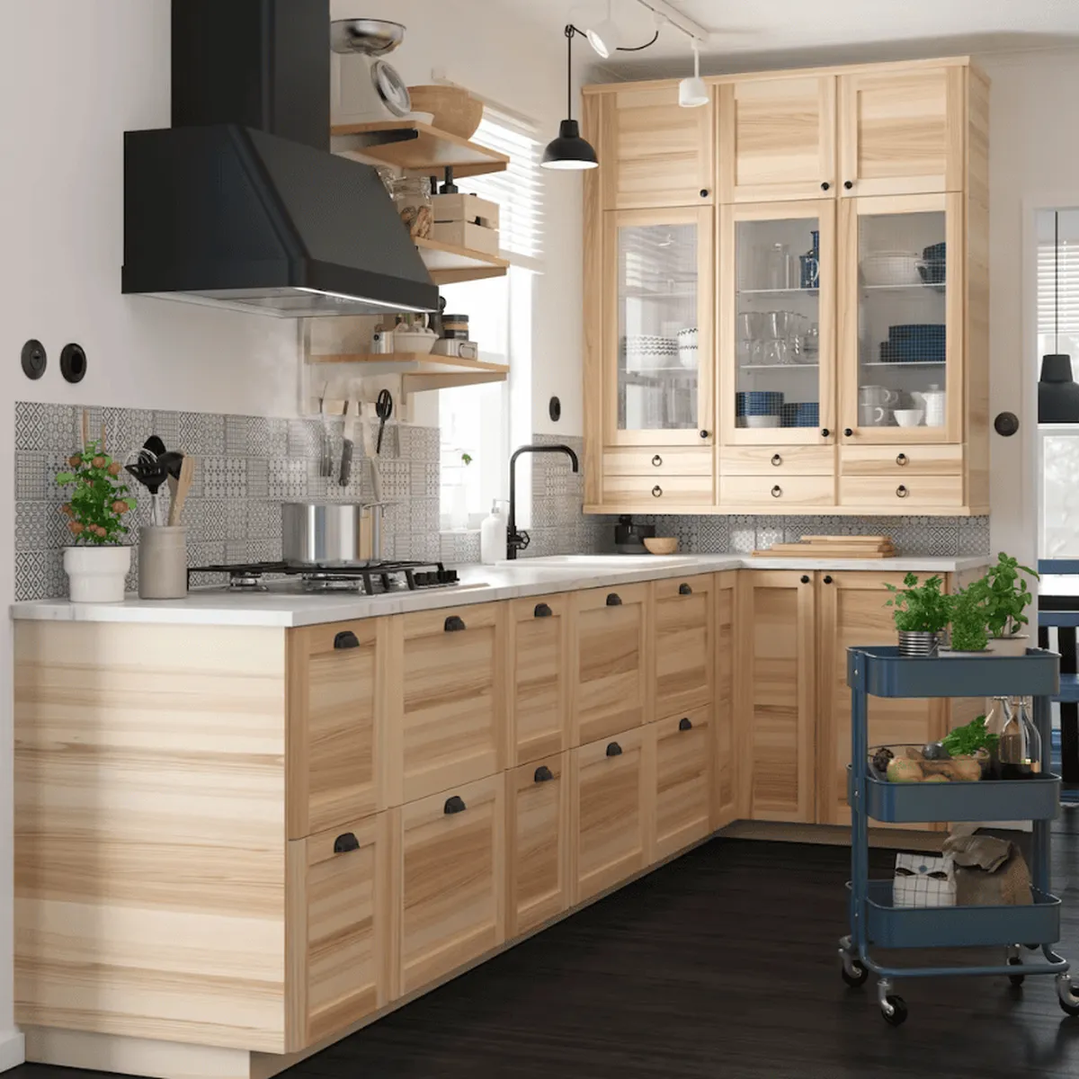 Tủ bếp gỗ Sồi Tủ bếp gỗ Sồi