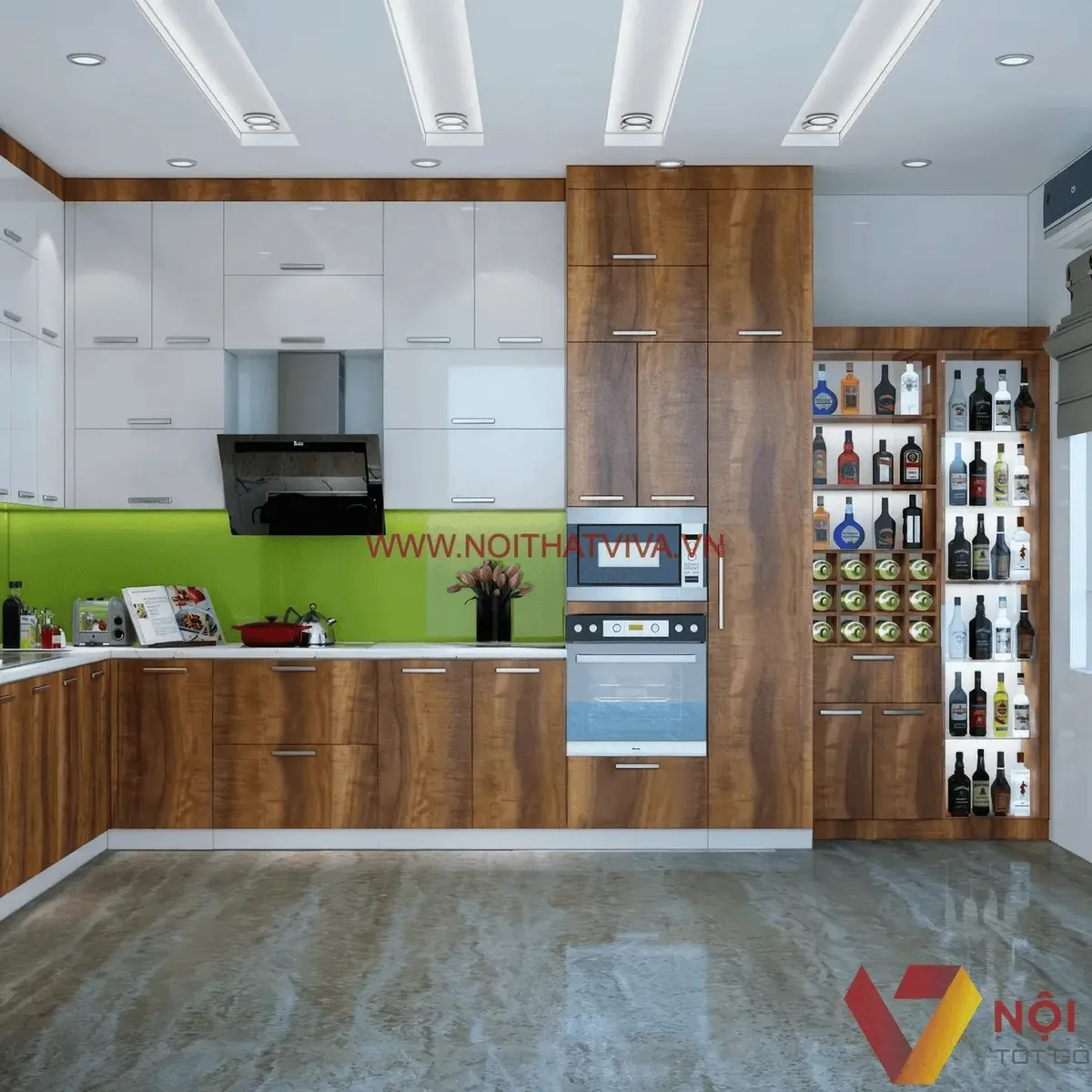 Tủ Bếp Gỗ Tự Nhiên Tủ Bếp Gỗ Tự Nhiên