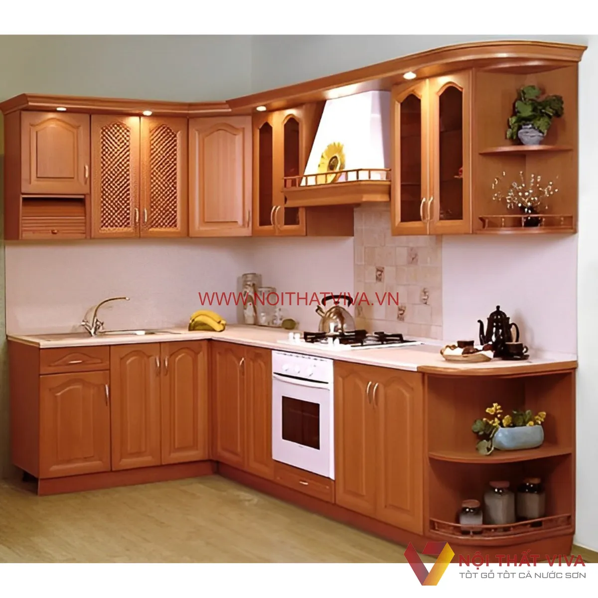 Tủ Bếp Gỗ Tự Nhiên Tủ Bếp Gỗ Tự Nhiên