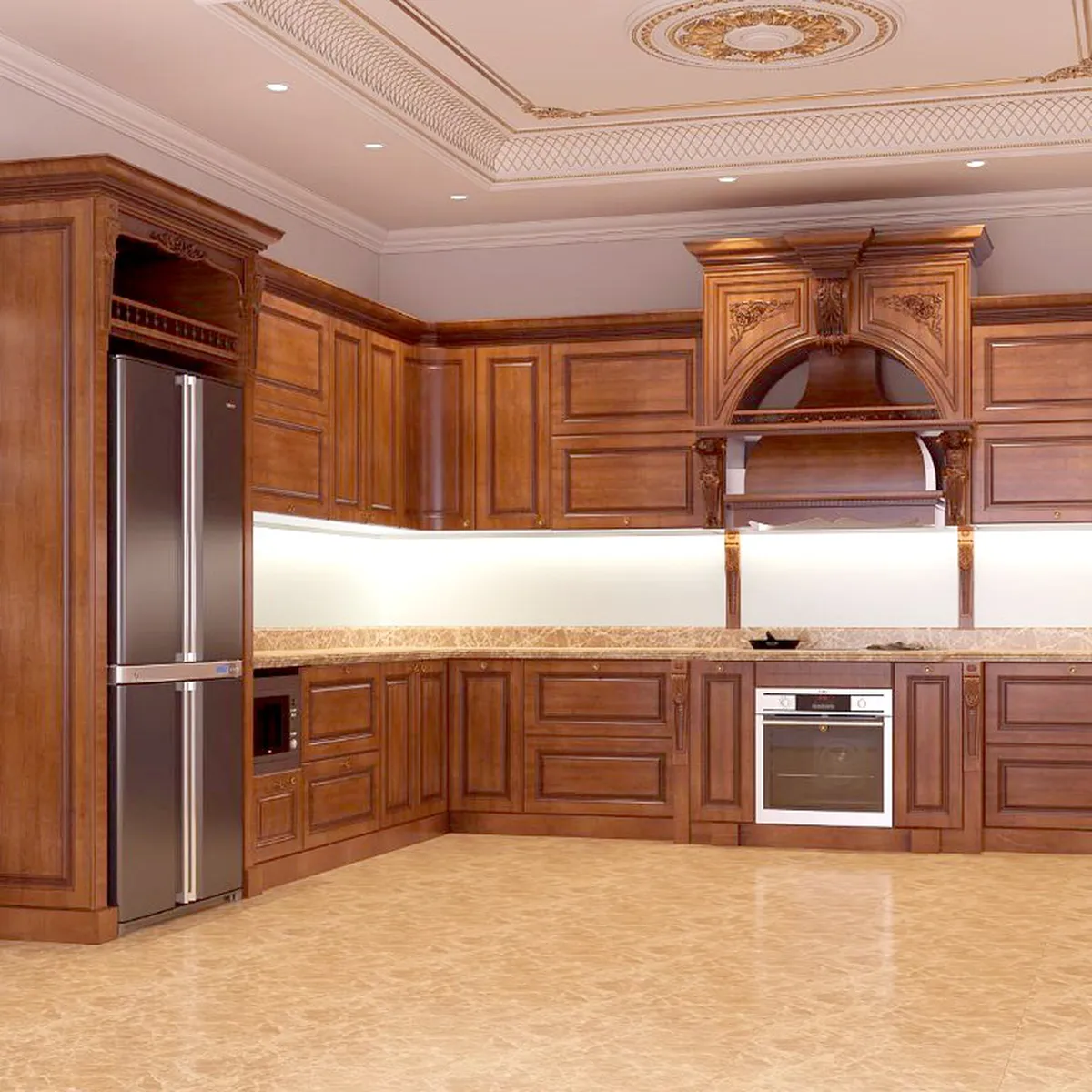 Tủ Bếp Gỗ Xoan Đào Tủ Bếp Gỗ Xoan Đào