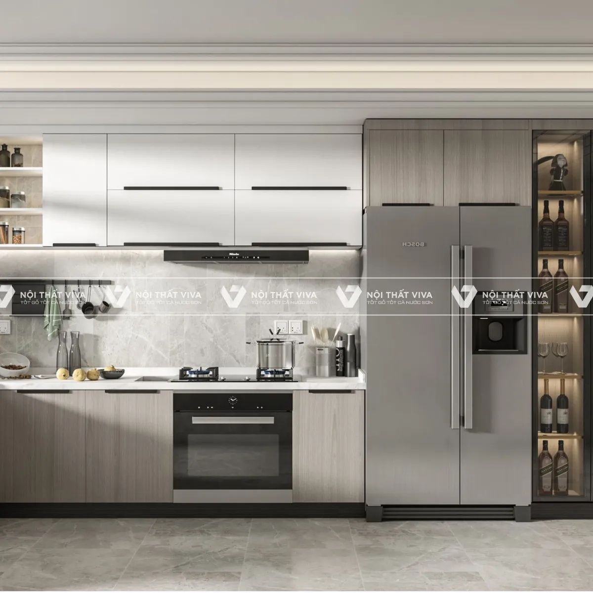 Tủ bếp MDF phủ Melamine có gì nổi bật? 58+ mẫu đẹp xuất sắc Tủ bếp MDF phủ Melamine có gì nổi bật? 58+ mẫu đẹp xuất sắc