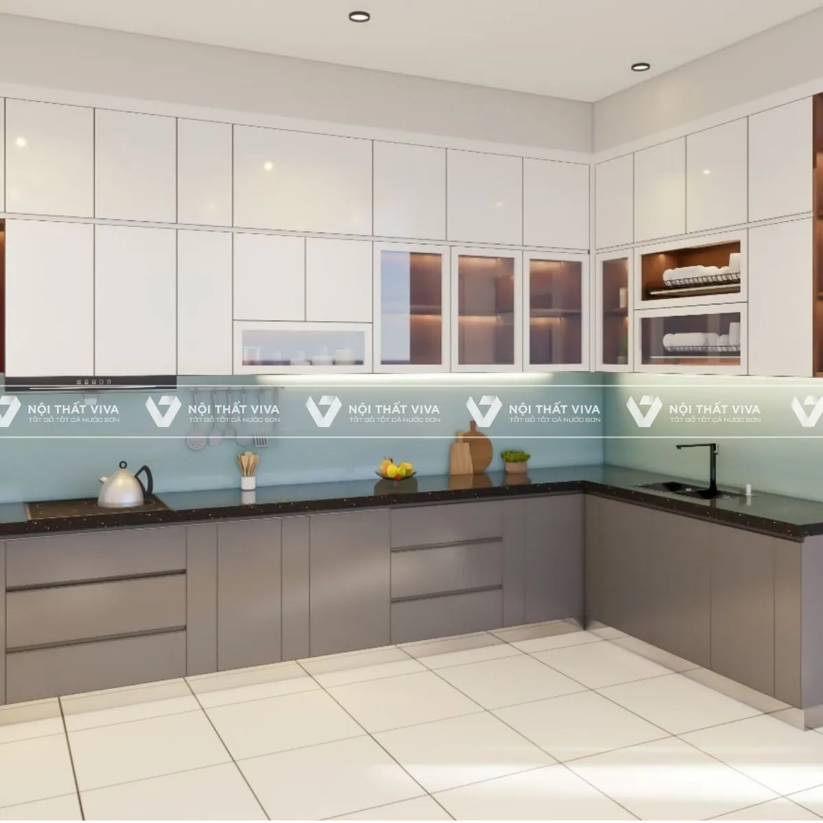 Tủ bếp MDF phủ Melamine có gì nổi bật? 58+ mẫu đẹp xuất sắc Tủ bếp MDF phủ Melamine có gì nổi bật? 58+ mẫu đẹp xuất sắc