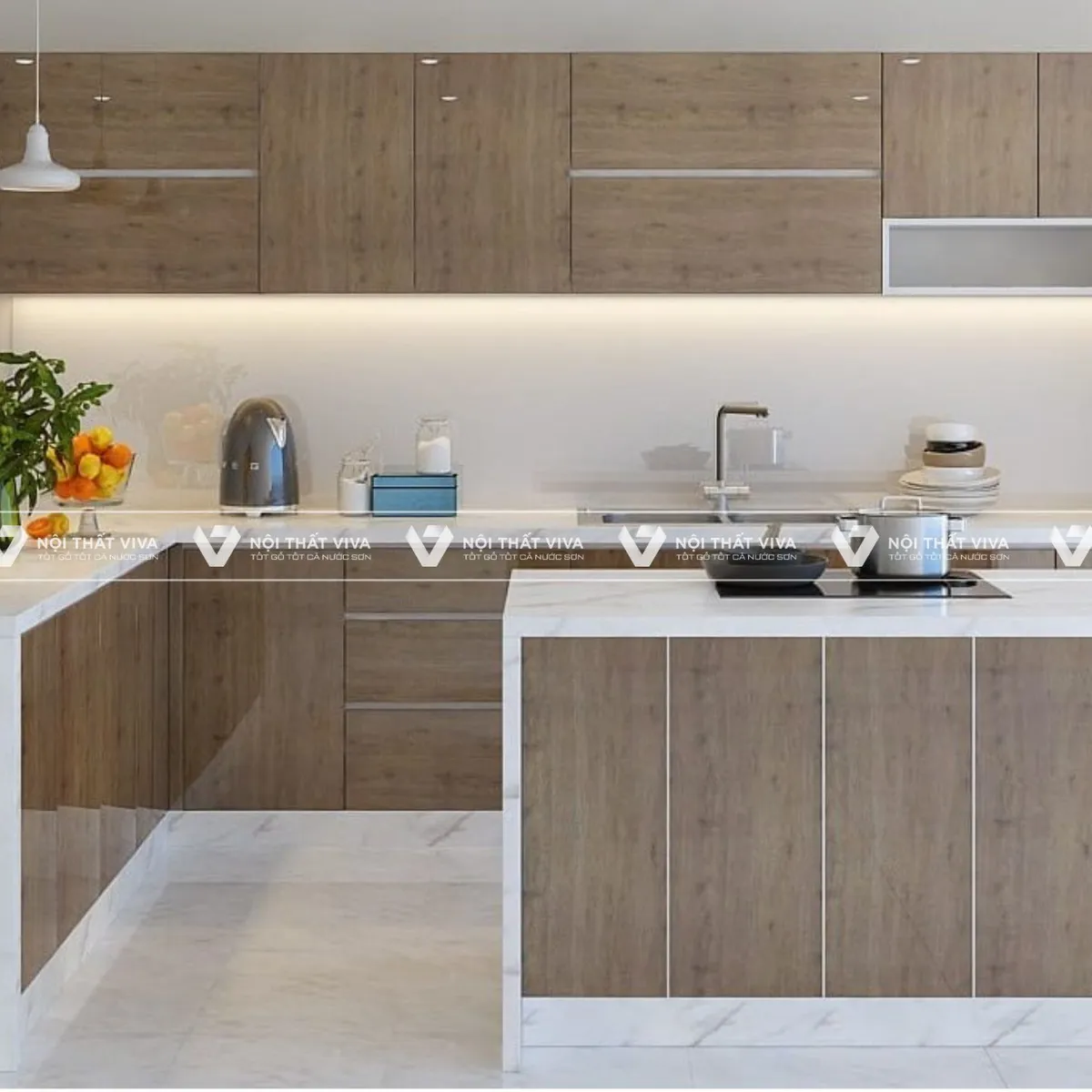 Tủ bếp MDF phủ Melamine có gì nổi bật? 58+ mẫu đẹp xuất sắc Tủ bếp MDF phủ Melamine có gì nổi bật? 58+ mẫu đẹp xuất sắc