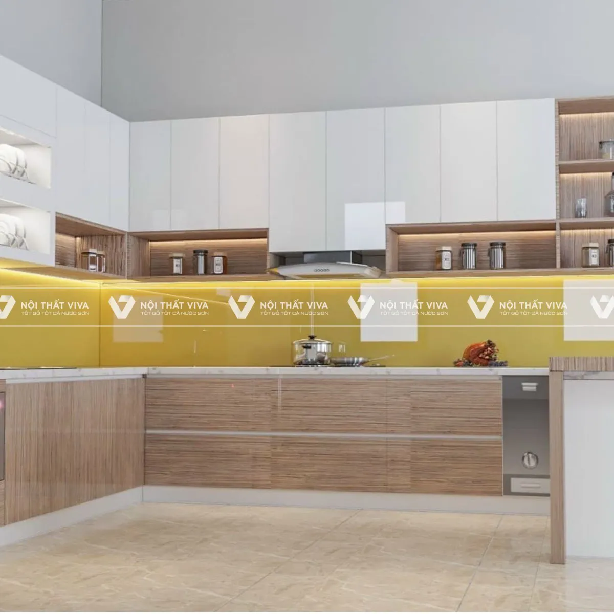 Tủ bếp MDF phủ Melamine có gì nổi bật? 58+ mẫu đẹp xuất sắc Tủ bếp MDF phủ Melamine có gì nổi bật? 58+ mẫu đẹp xuất sắc