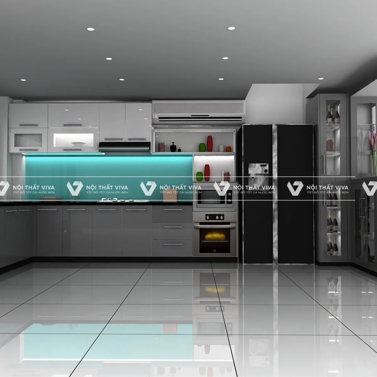 Tủ bếp MDF phủ Melamine có gì nổi bật? 58+ mẫu đẹp xuất sắc Tủ bếp MDF phủ Melamine có gì nổi bật? 58+ mẫu đẹp xuất sắc