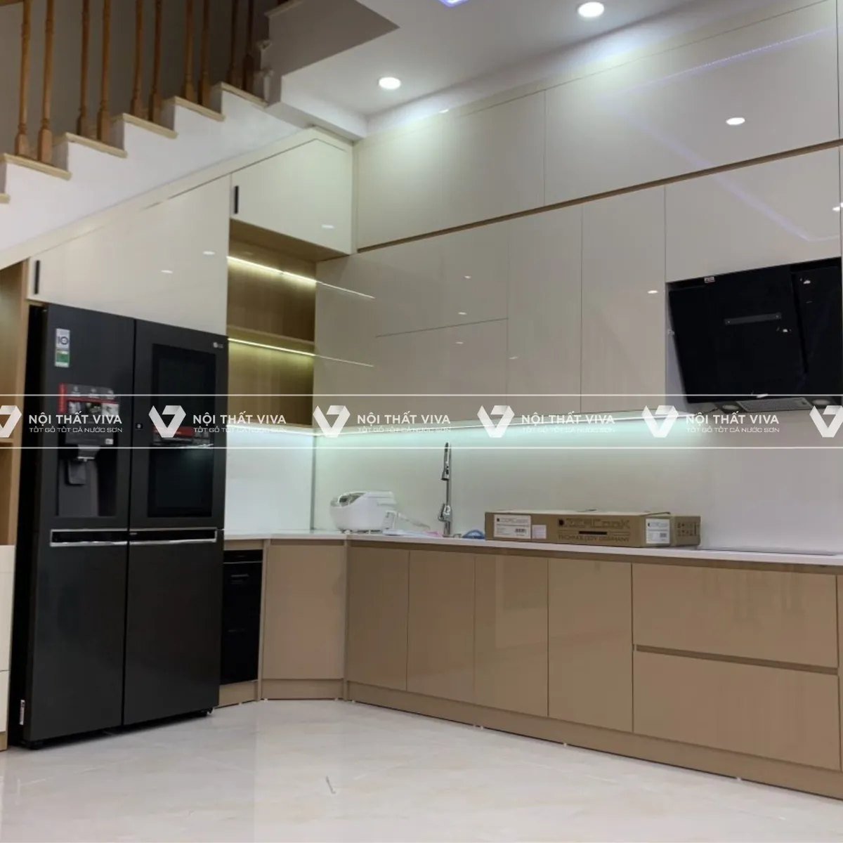 Tủ bếp MDF phủ Melamine có gì nổi bật? 58+ mẫu đẹp xuất sắc Tủ bếp MDF phủ Melamine có gì nổi bật? 58+ mẫu đẹp xuất sắc