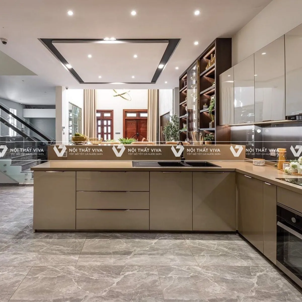 Tủ bếp MDF phủ Melamine có gì nổi bật? 58+ mẫu đẹp xuất sắc Tủ bếp MDF phủ Melamine có gì nổi bật? 58+ mẫu đẹp xuất sắc