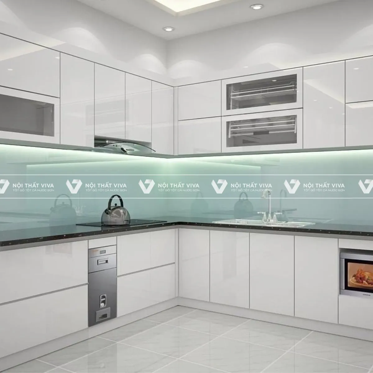 Tủ bếp MDF phủ Melamine có gì nổi bật? 58+ mẫu đẹp xuất sắc Tủ bếp MDF phủ Melamine có gì nổi bật? 58+ mẫu đẹp xuất sắc