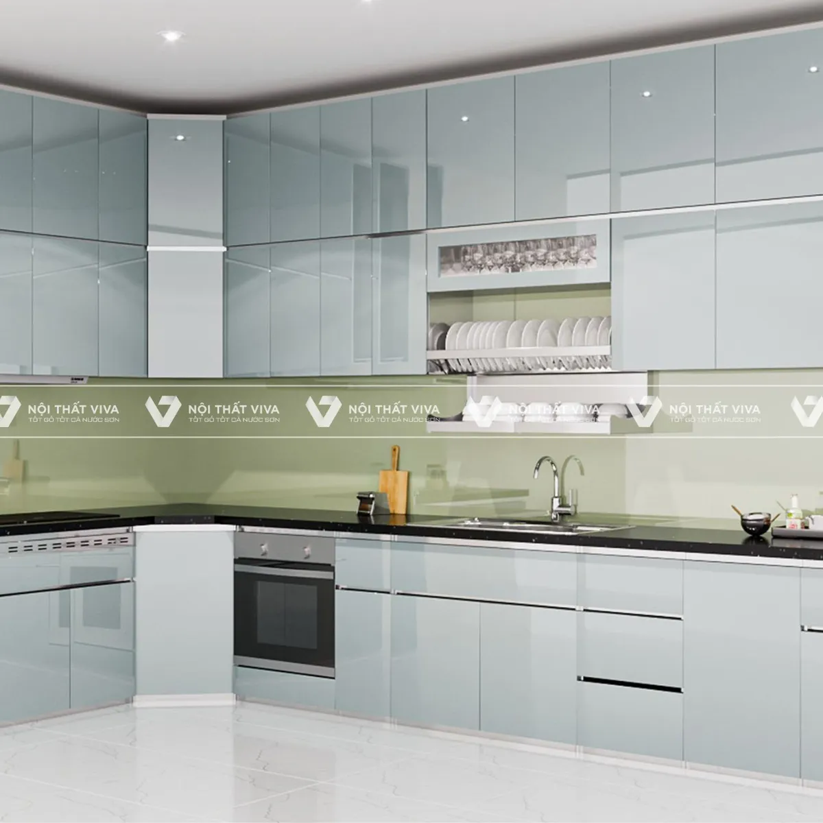 Tủ bếp MDF phủ Melamine có gì nổi bật? 58+ mẫu đẹp xuất sắc Tủ bếp MDF phủ Melamine có gì nổi bật? 58+ mẫu đẹp xuất sắc