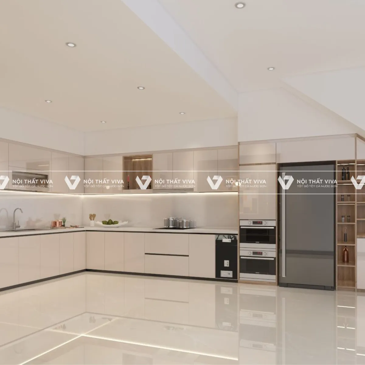 Tủ bếp MDF phủ Melamine có gì nổi bật? 58+ mẫu đẹp xuất sắc Tủ bếp MDF phủ Melamine có gì nổi bật? 58+ mẫu đẹp xuất sắc