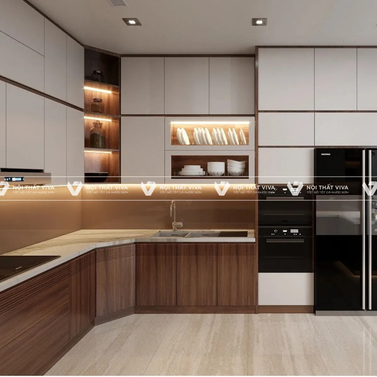 Tủ bếp picomat phủ laminate có bền không? Ưu, nhược điểm và mẫu tủ bếp đẹp nhất  Tủ bếp picomat phủ laminate có bền không? Ưu, nhược điểm và mẫu tủ bếp đẹp nhất
