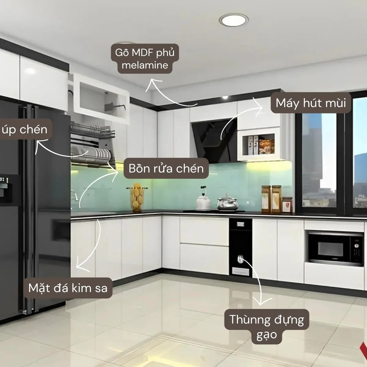 Tủ bếp picomat phủ laminate có bền không? Ưu, nhược điểm và mẫu tủ bếp đẹp nhất  Tủ bếp picomat phủ laminate có bền không? Ưu, nhược điểm và mẫu tủ bếp đẹp nhất