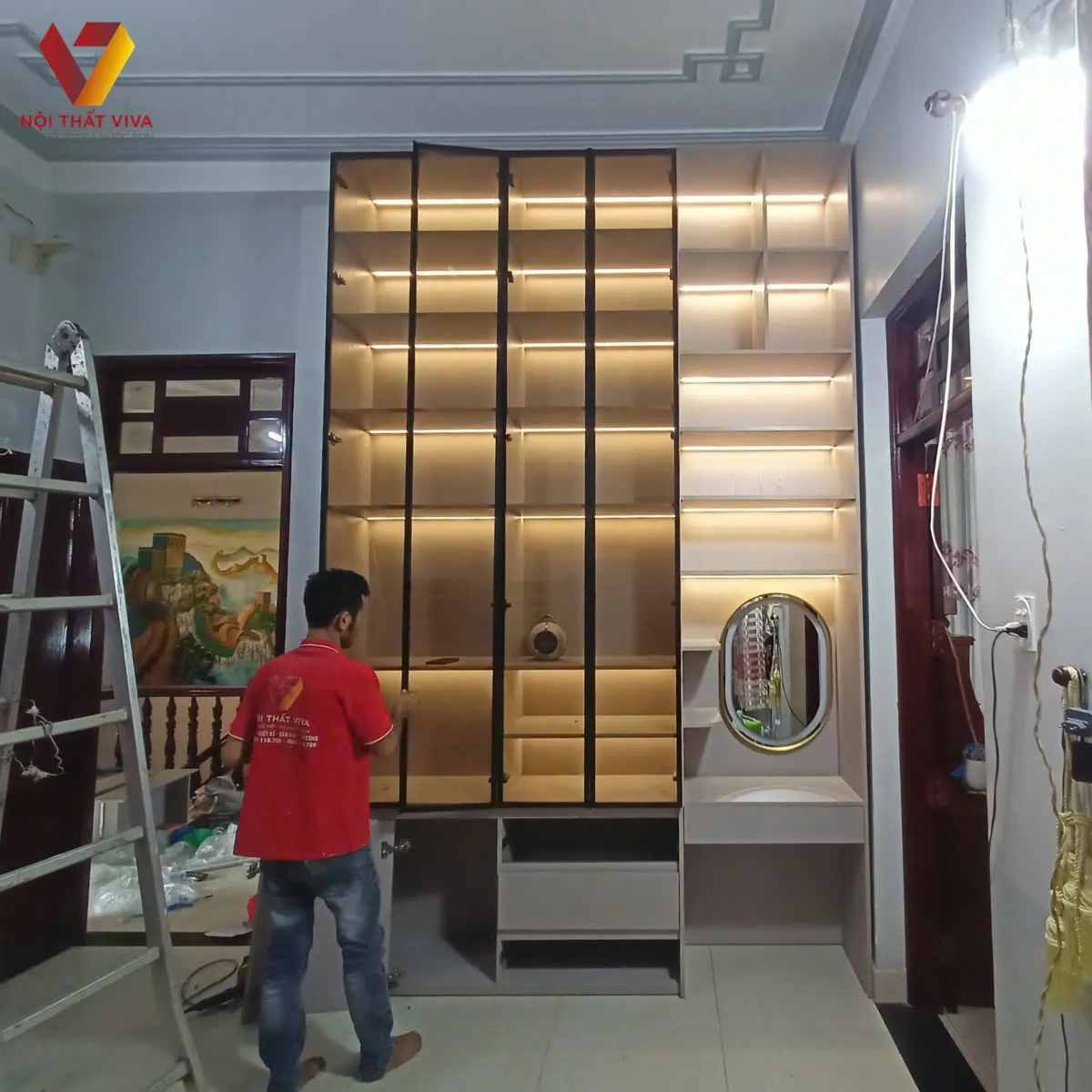 Tủ cánh kính: Ưu điểm và những ứng dụng phổ biến vào không gian nội thất   Tủ cánh kính: Ưu điểm và những ứng dụng phổ biến vào không gian nội thất