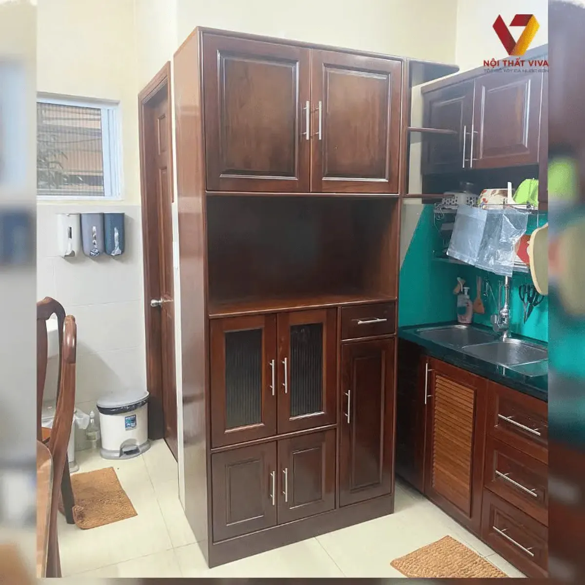 Tủ Chén Gỗ Tủ Chén Gỗ