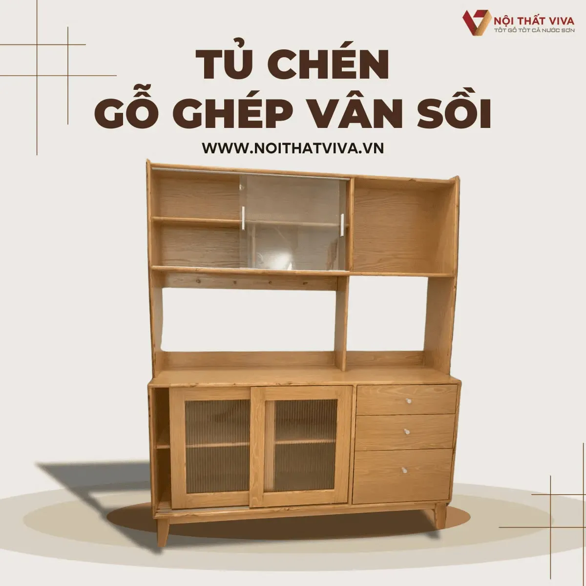 Tủ Chén Gỗ Tủ Chén Gỗ