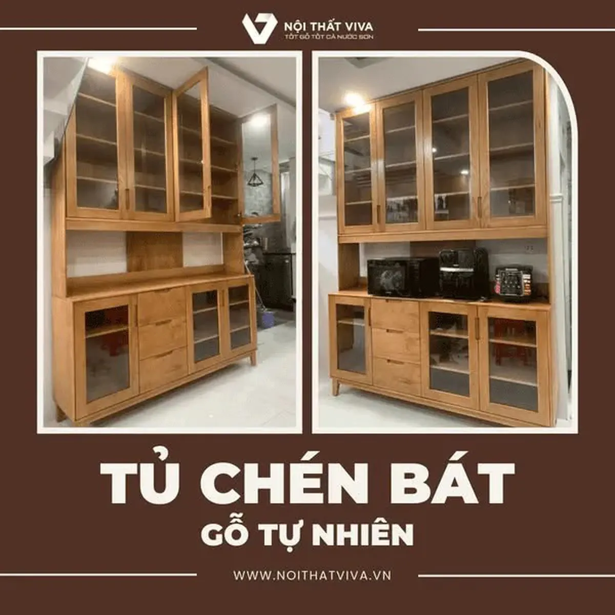 Tủ Chén Gỗ Tủ Chén Gỗ