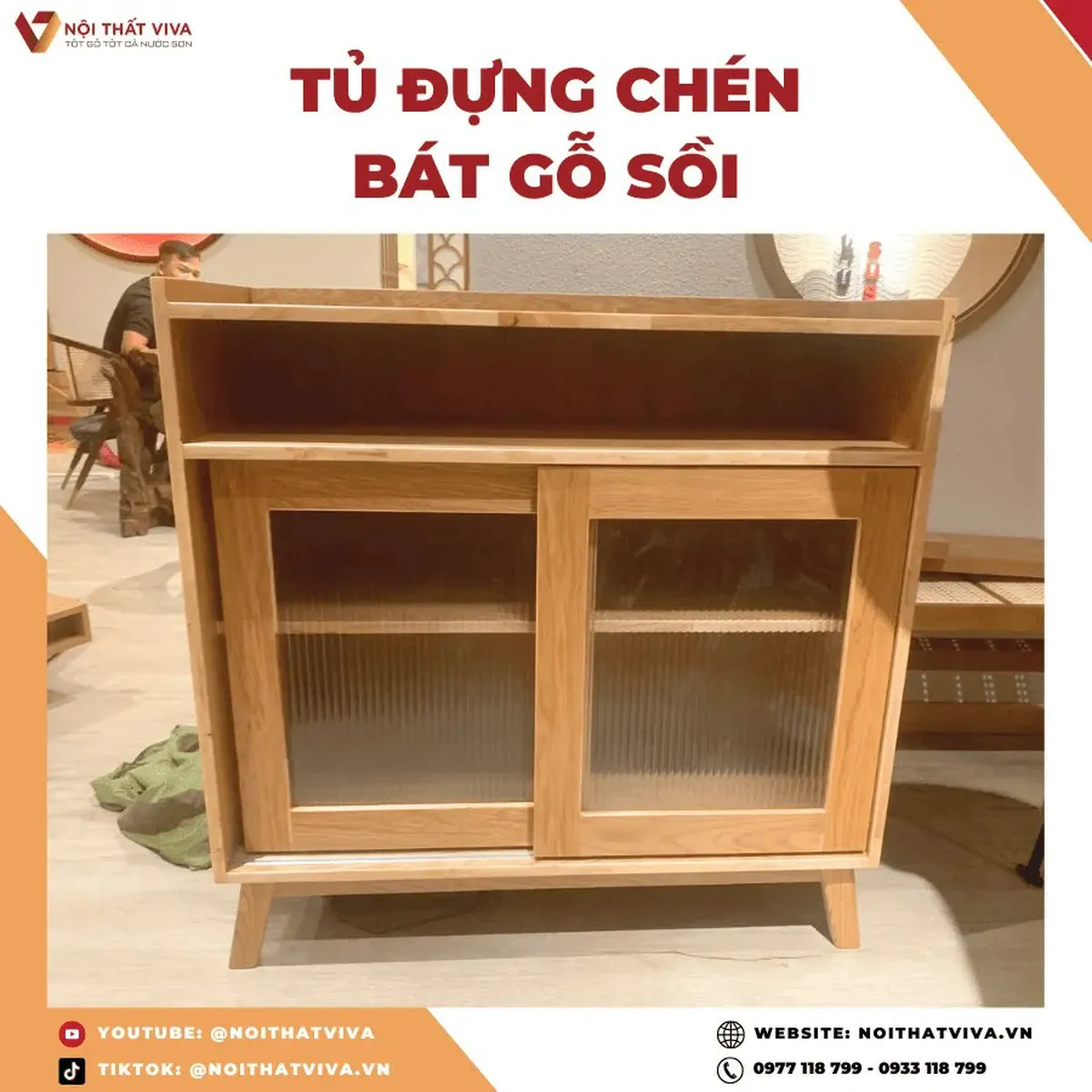Tủ Chén Gỗ Tủ Chén Gỗ