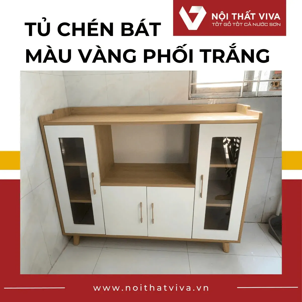 Tủ Chén Gỗ Tủ Chén Gỗ