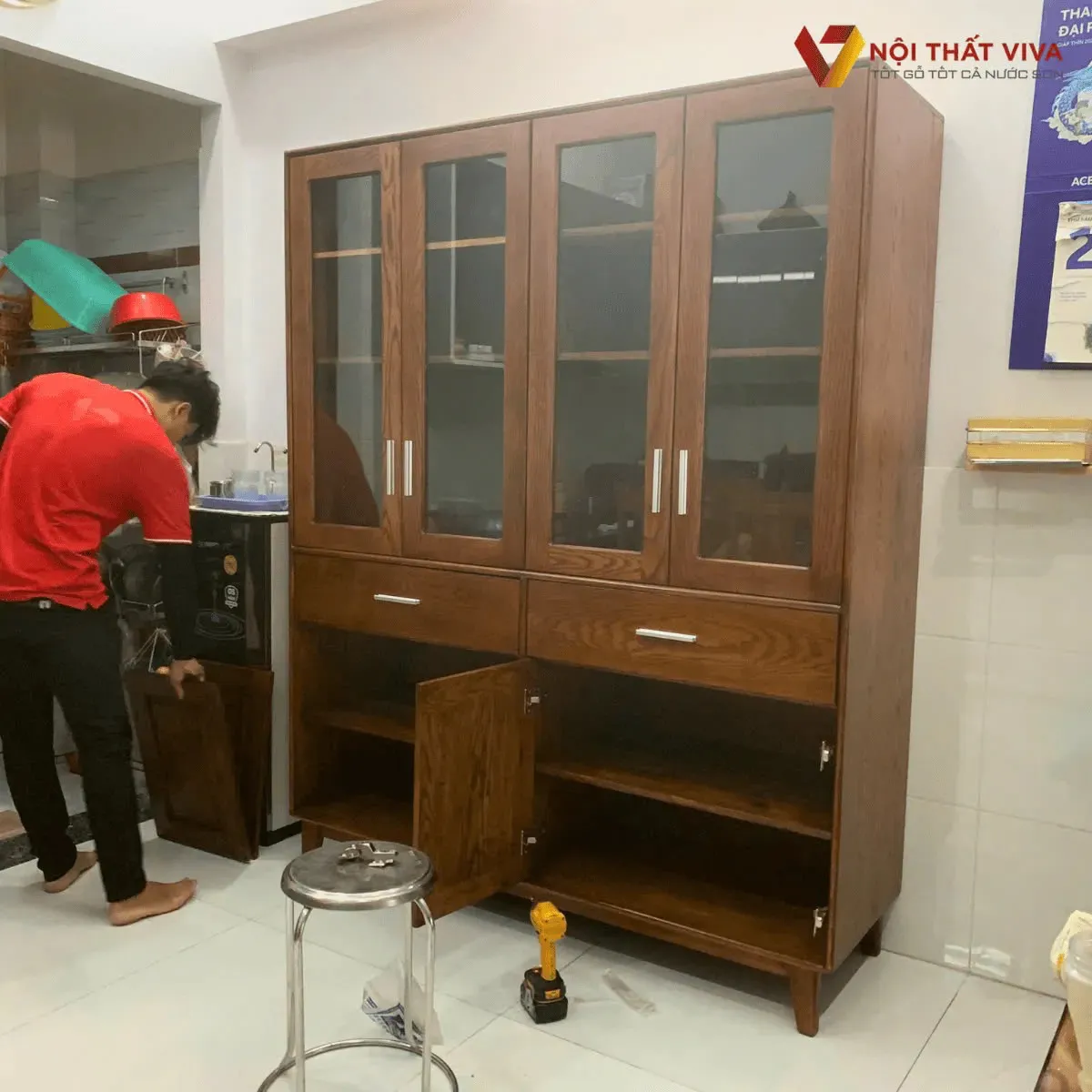 Tủ Chén Gỗ Tủ Chén Gỗ