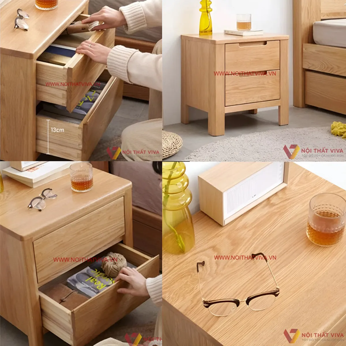 Tủ Đầu Giường Gỗ Tự Nhiên Tủ Đầu Giường Gỗ Tự Nhiên