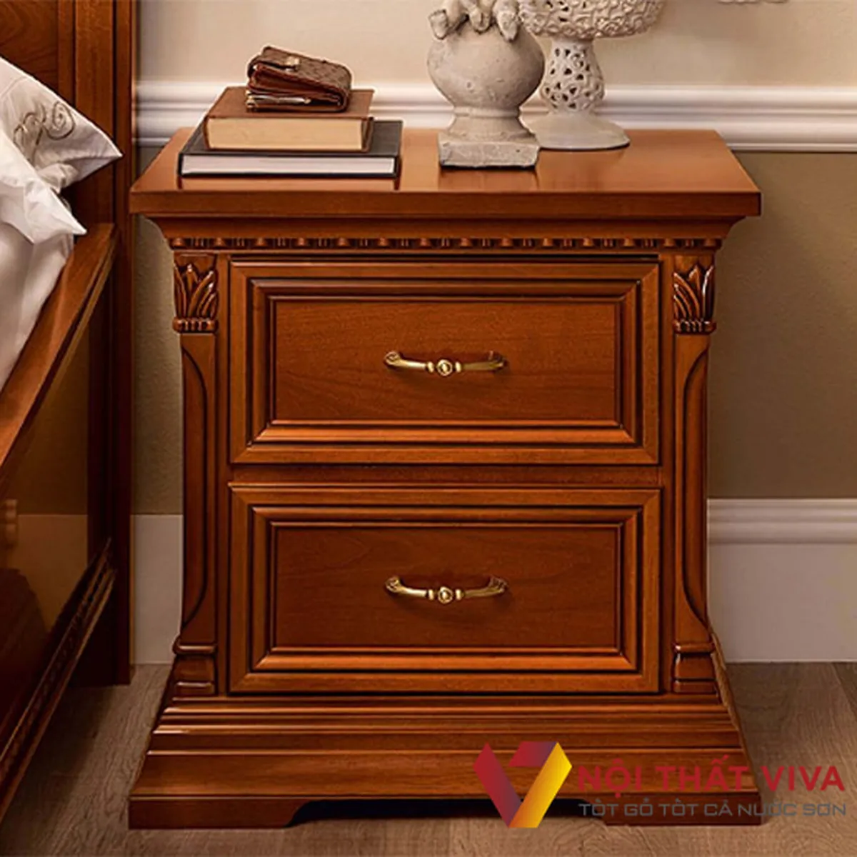 Tủ Đầu Giường Gỗ Xoan Đào Tủ Đầu Giường Gỗ Xoan Đào