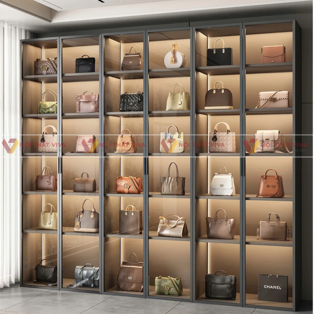 Tủ Đựng Túi Xách Tủ Đựng Túi Xách