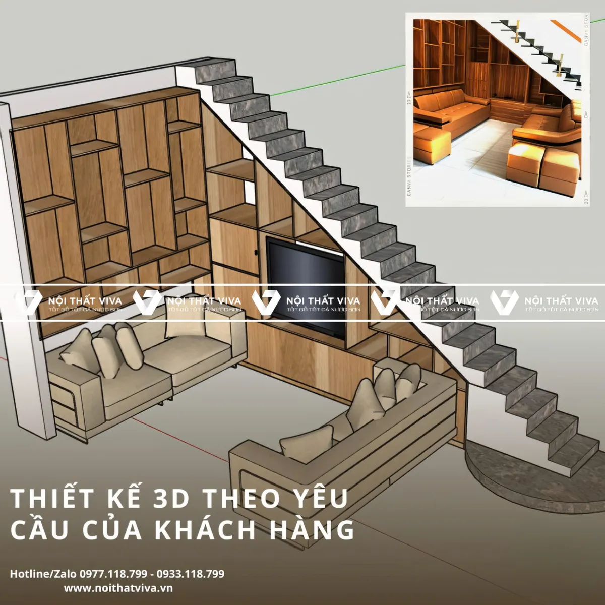 Tủ Gầm Cầu Thang Tủ Gầm Cầu Thang