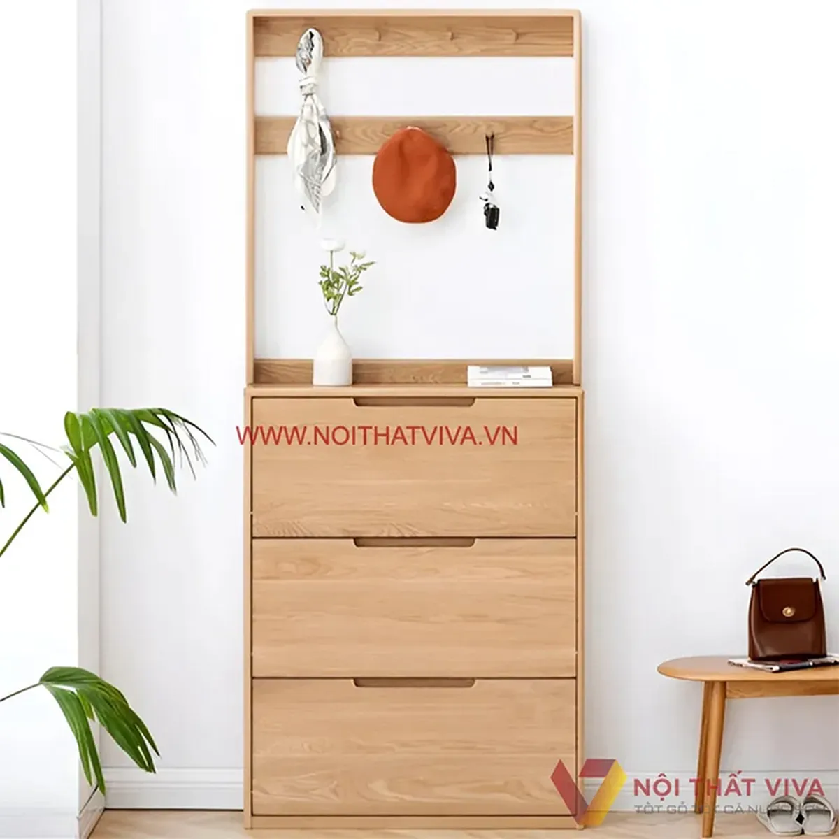 Tủ Giày Dép Gỗ Tự Nhiên Tủ Giày Dép Gỗ Tự Nhiên