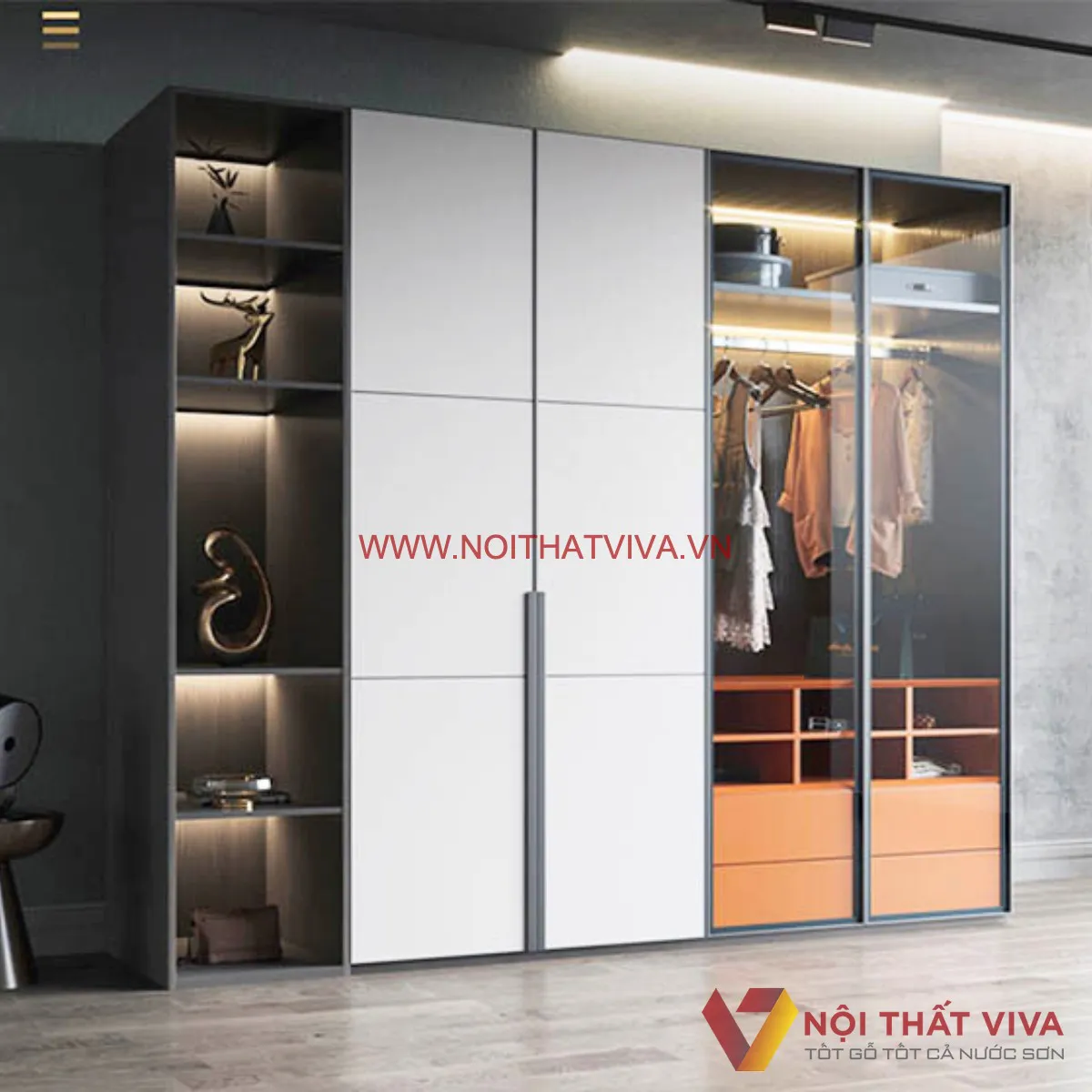 Tủ Quần Áo Cánh Kính Tủ Quần Áo Cánh Kính