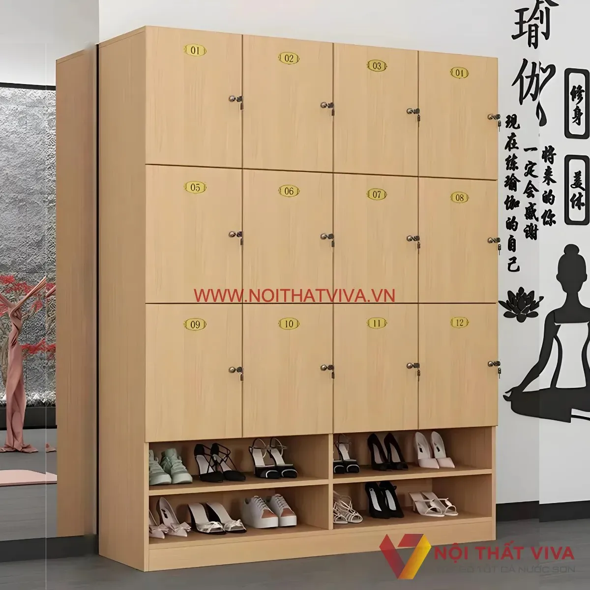 Tủ Locker Gỗ Tủ Locker Gỗ
