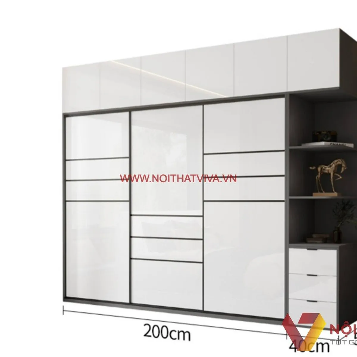 Tủ Quần Áo Cửa Lùa Tủ Quần Áo Cửa Lùa