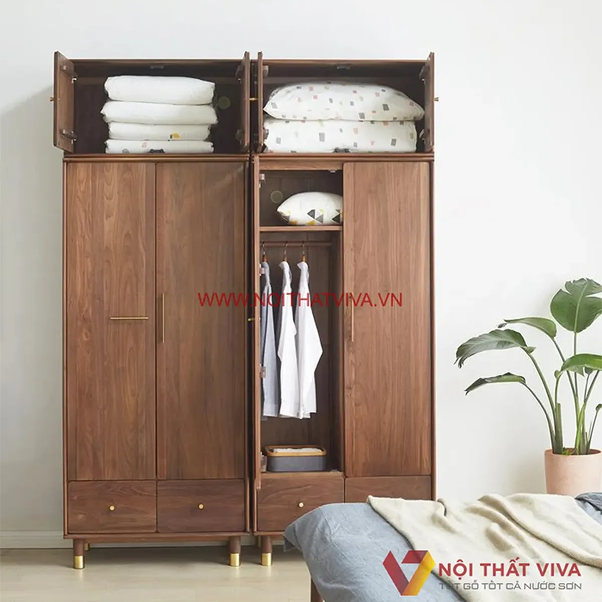 Tủ Quần Áo Gỗ Sồi Tủ Quần Áo Gỗ Sồi