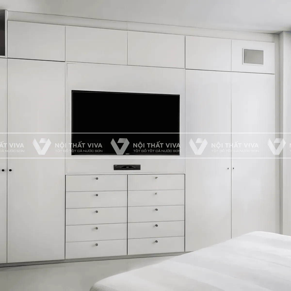 Tủ Quần Áo Kết Hợp Kệ Tivi Tủ Quần Áo Kết Hợp Kệ Tivi