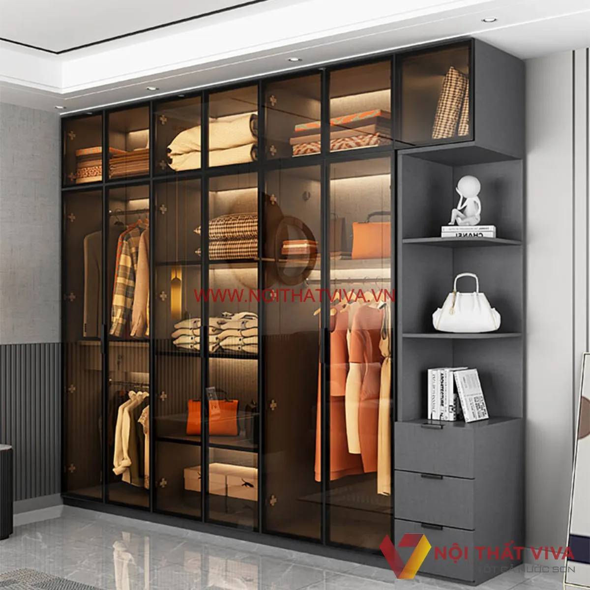 Tủ Quần Áo Cánh Kính Tủ Quần Áo Cánh Kính
