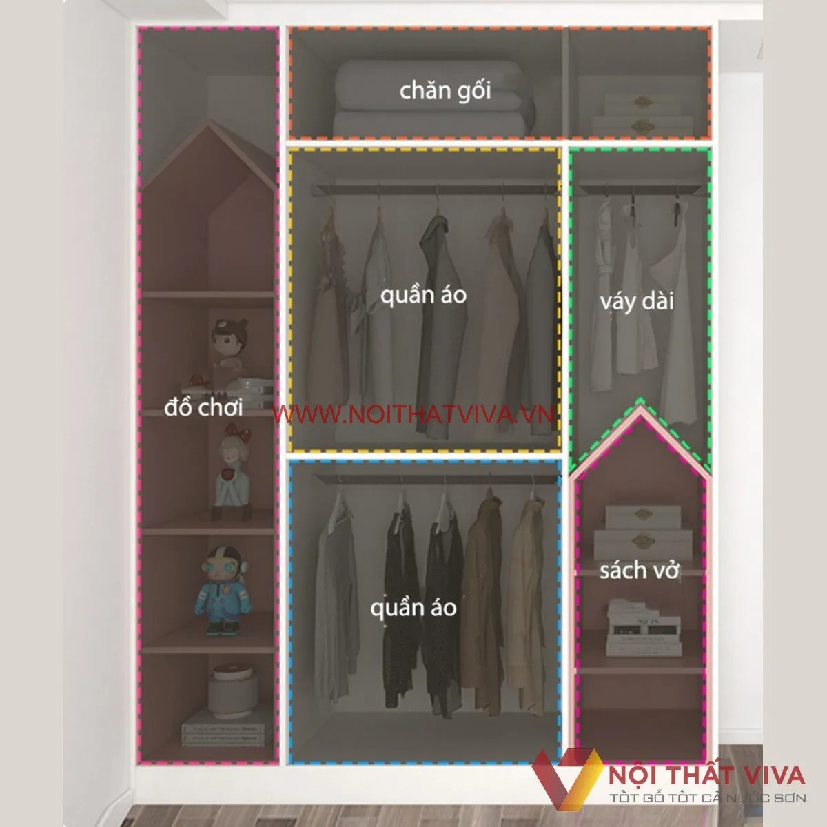 Tủ Quần Áo Trẻ Em Tủ Quần Áo Trẻ Em