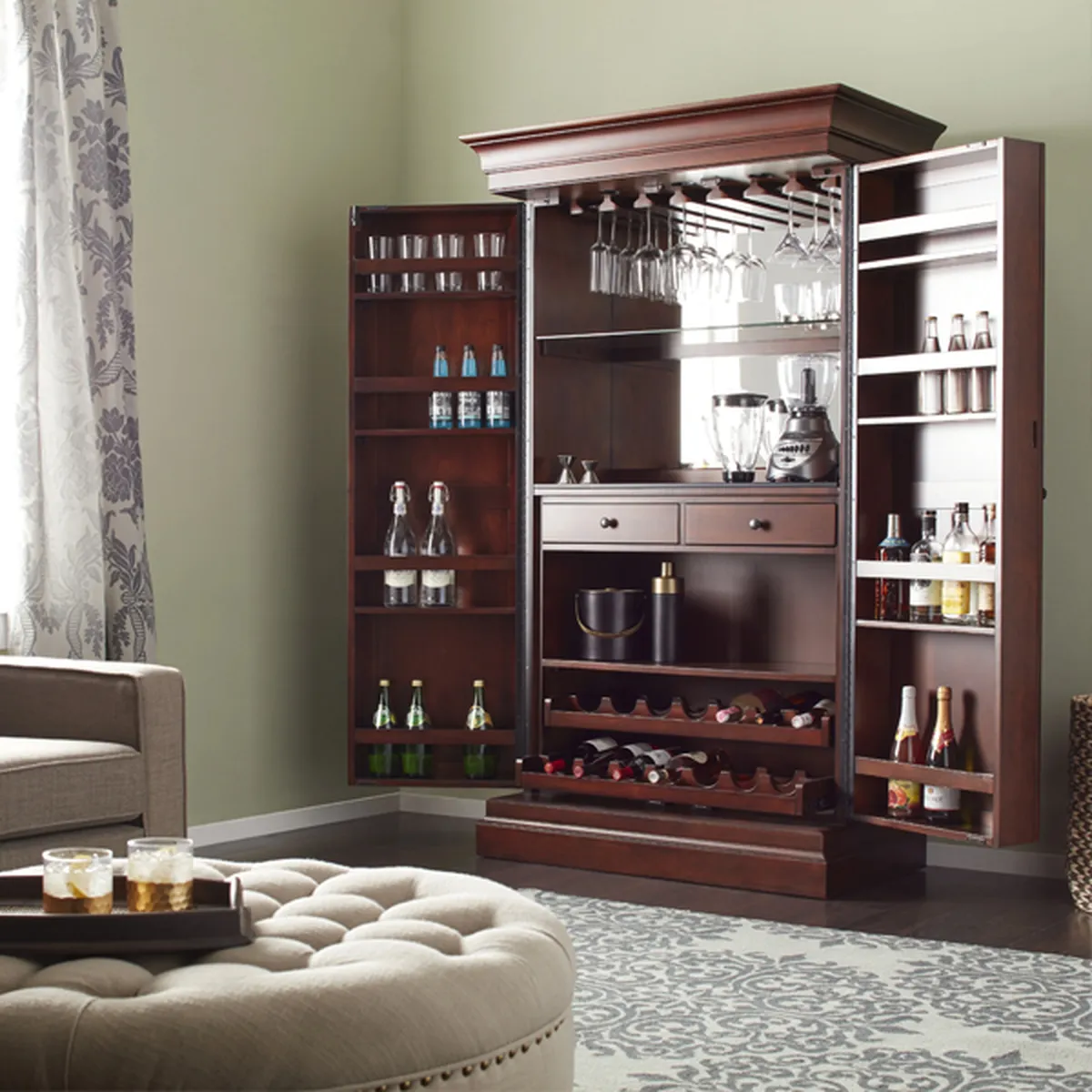 Tủ rượu âm tường phòng khách - điểm nhấn cho ngôi nhà của bạn Tủ rượu âm tường phòng khách - điểm nhấn cho ngôi nhà của bạn