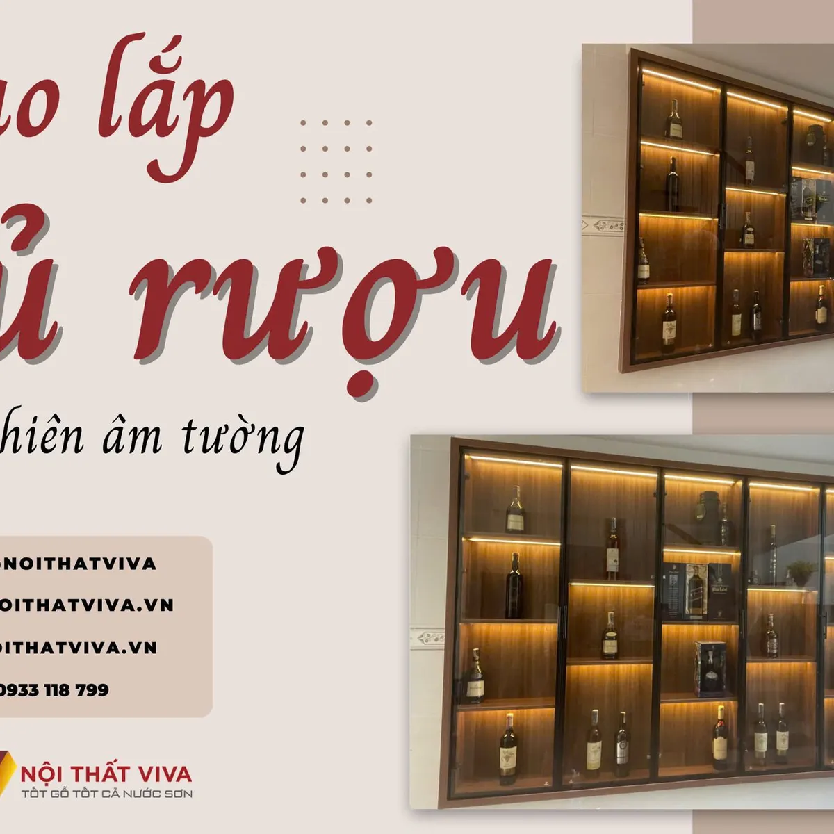 Tủ Rượu Cánh Kính Tủ Rượu Cánh Kính