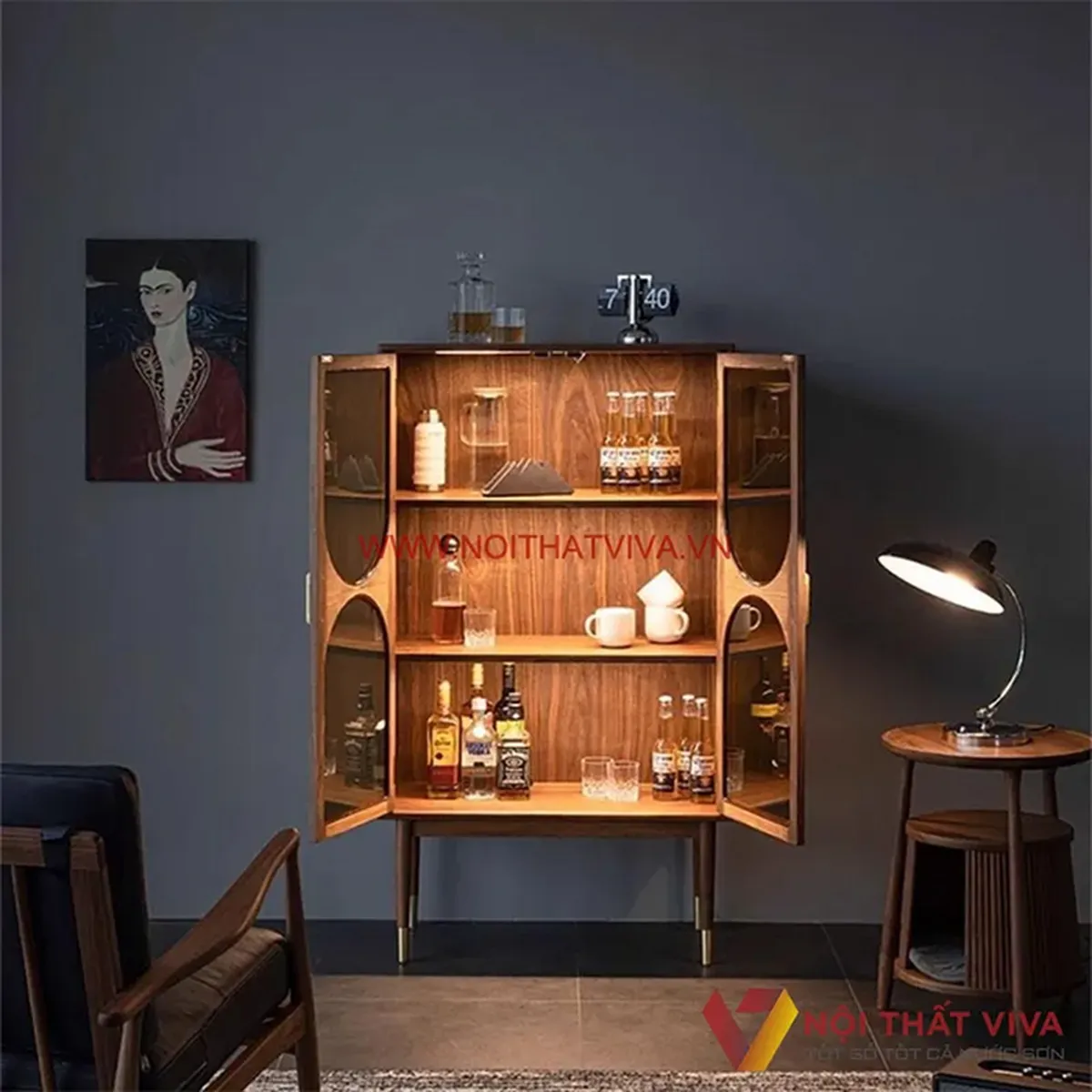 Tủ Rượu Cánh Kính Tủ Rượu Cánh Kính